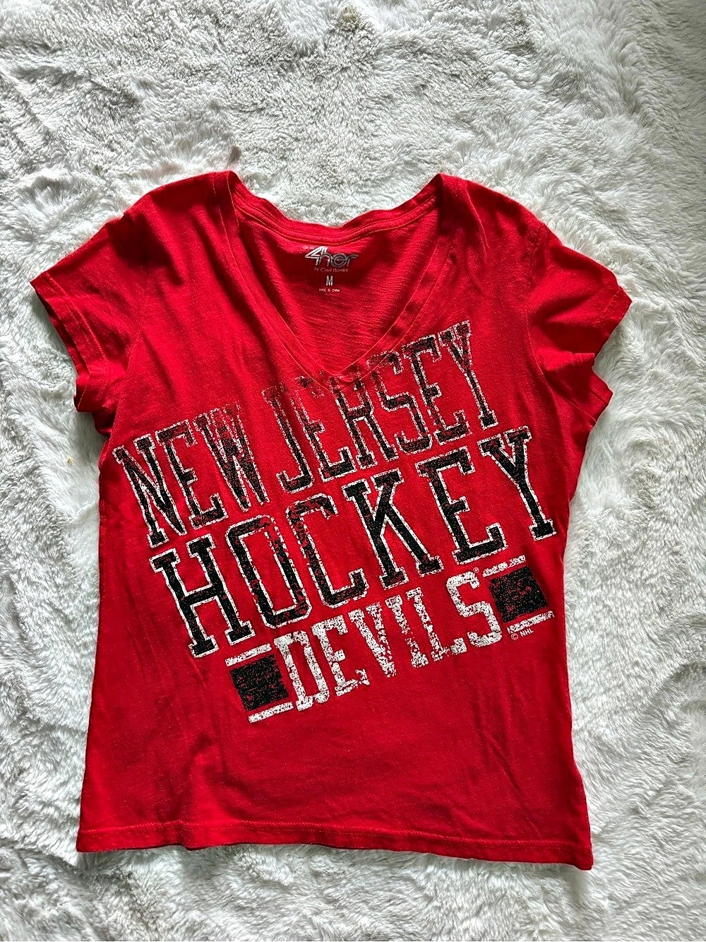 G-III 4Her by Carl Banks New Jersey Devils  Graphic Short Sleeve Tee